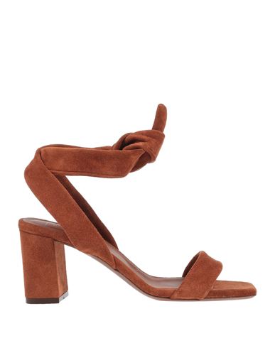 L'autre Chose L' Autre Chose Woman Sandals Tan Size 7 Soft Leather In Brown
