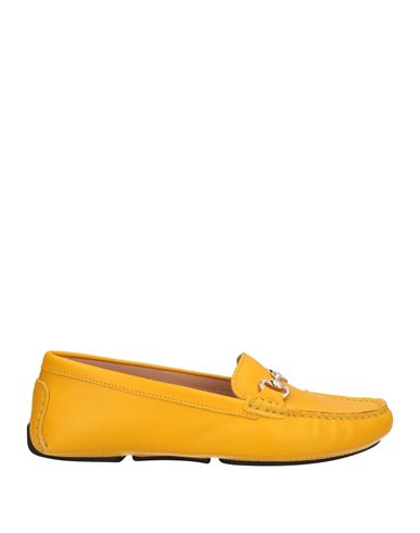 Boemos Woman Loafers Ocher Size 5 Soft Leather In Yellow