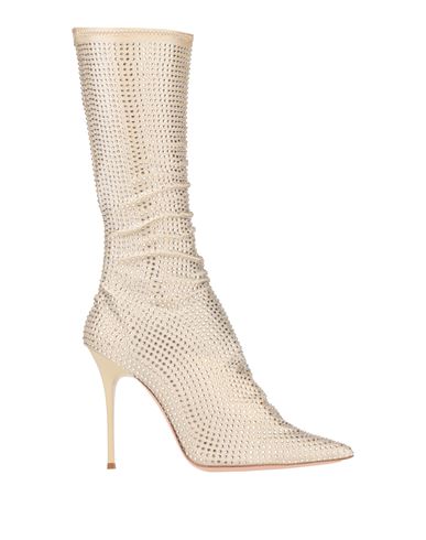 Gedebe Woman Boot Beige Size 11 Textile Fibers In Sand