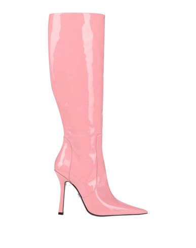 Blumarine Patent Leather Knee-high Boots In Pink
