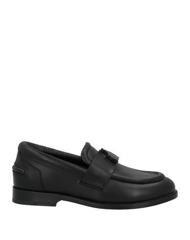 Lanvin Logo Slip-on Loafers In Black