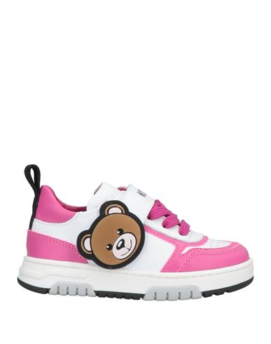 Moschino Kid Babies'  Toddler Girl Sneakers Magenta Size 10c Soft Leather