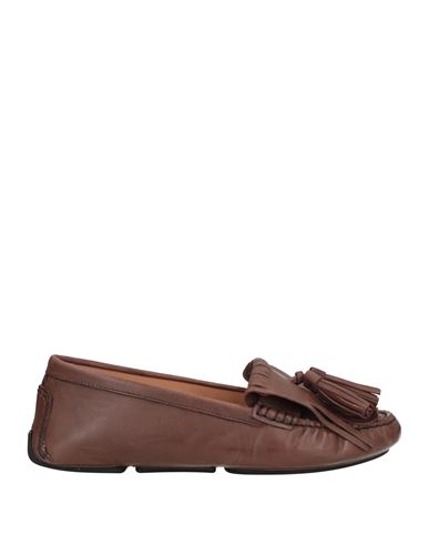Boemos Woman Loafers Cocoa Size 5 Soft Leather In Brown