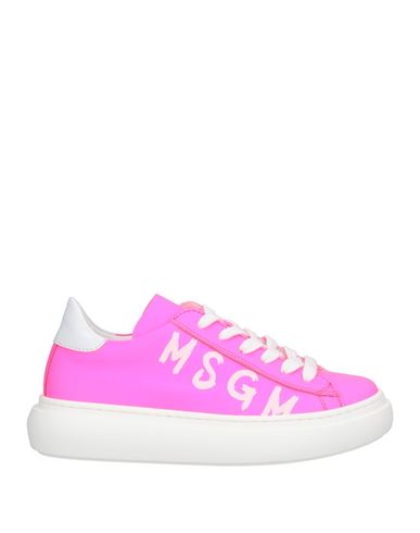 Msgm Babies'  Toddler Sneakers Fuchsia Size 10c Soft Leather In Pink