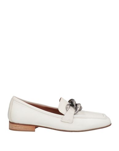 J D Julie Dee Woman Loafers Ivory Size 6 Soft Leather In White