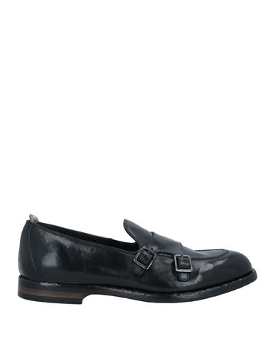 Officine Creative Italia Man Loafers Black Size 7 Soft Leather