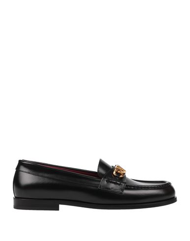 Shop Valentino Garavani Man Loafers Black Size 7 Leather