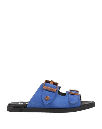 Kianid Woman Sandals Bright Blue Size 5 Soft Leather