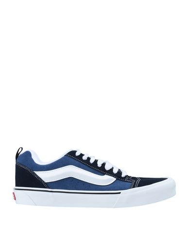 Shop Vans Knu Skool Man Sneakers Blue Size 9 Soft Leather