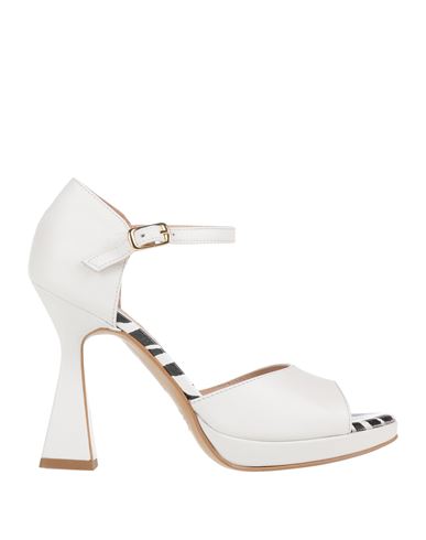 Le Pepite Woman Sandals White Size 6 Soft Leather