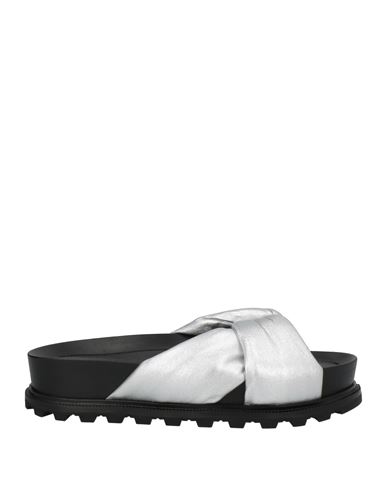 Vic Matie Vic Matiē Woman Sandals Silver Size 7 Soft Leather