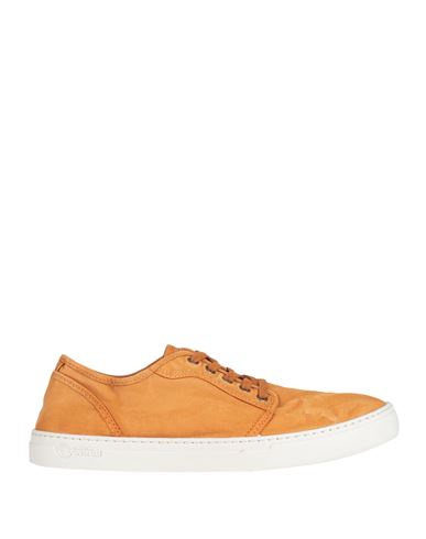 Natural World Man Sneakers Ocher Size 13 Organic Cotton In Yellow