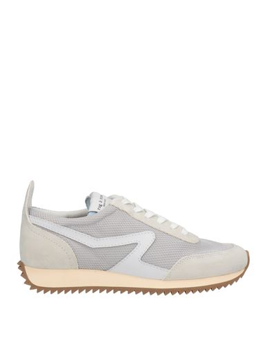 Rag & Bone Woman Sneakers Light Grey Size 9 Leather, Recycled Polyester