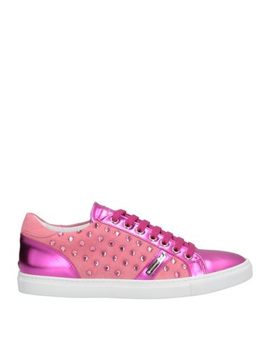 Alessandro Dell'acqua Woman Sneakers Fuchsia Size 6 Soft Leather In Pink