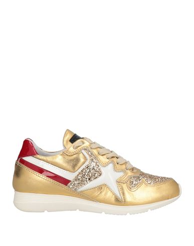 Richmond Woman Sneakers Gold Size 6 Soft Leather