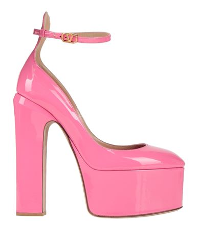Shop Valentino Garavani Woman Pumps Pink Size 8 Soft Leather