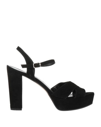 Carlo Pazolini Woman Sandals Black Size 11 Soft Leather