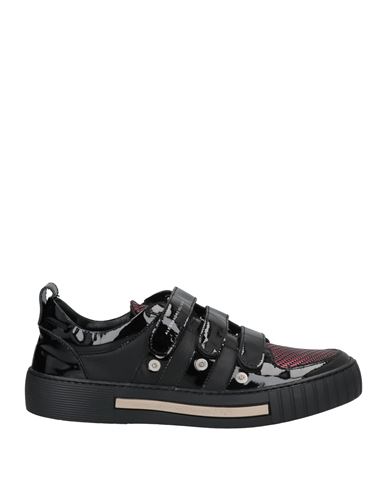 Alessandro Dell'acqua Woman Sneakers Black Size 6 Leather