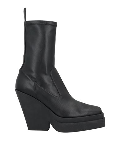 Gia Borghini Woman Ankle Boots Black Size 5 Textile Fibers