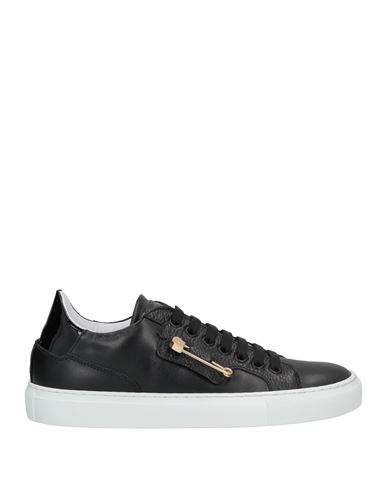 John Galliano Woman Sneakers Black Size 5 Soft Leather