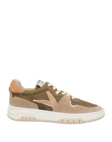 Archivio,22 Woman Sneakers Khaki Size 6 Soft Leather In Neutral