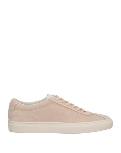 Common Projects Woman By  Woman Sneakers Light Pink Size 12 Soft Leather In White