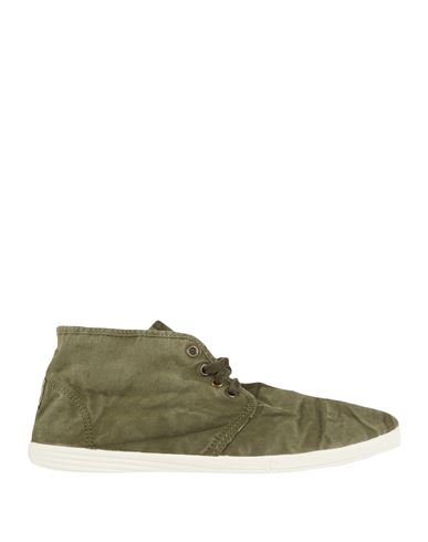 Natural World Man Sneakers Military Green Size 13 Organic Cotton