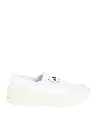 Adidas By Stella Mccartney Court Slip On Shoes Woman Sneakers White Size  In Ftwwht/ftwwht/cblack
