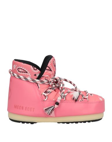 Shop Alanui Woman Ankle Boots Pink Size 5 Textile Fibers