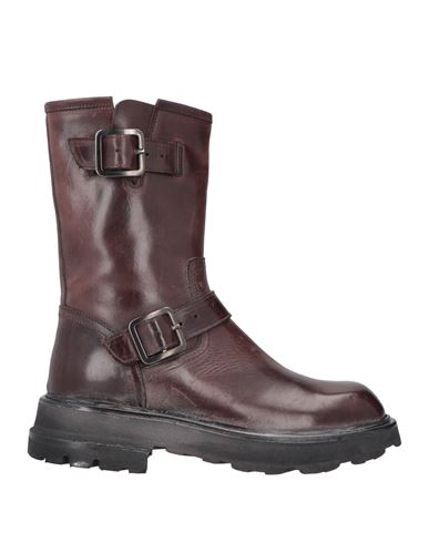 Moma Woman Ankle Boots Burgundy Size 8 Soft Leather In Red