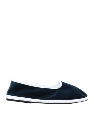 Papusse Twi Woman Loafers Navy Blue Size 8 Cotton, Polyester