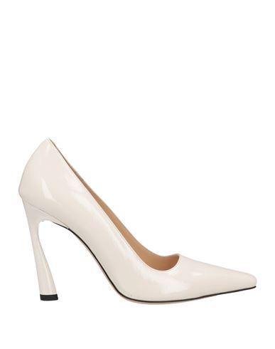 Jimmy Choo Woman Pumps Off White Size 12 Soft Leather