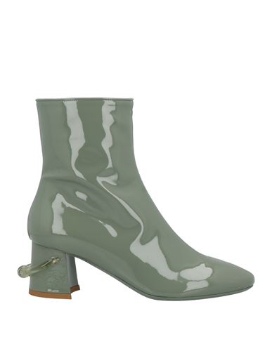 L'autre Chose L' Autre Chose Woman Ankle Boots Sage Green Size 7 Soft Leather