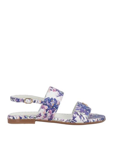 Shop Dolce & Gabbana Toddler Girl Sandals Purple Size 9c Soft Leather