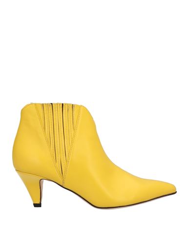 Douuod Woman Ankle Boots Yellow Size 6 Soft Leather