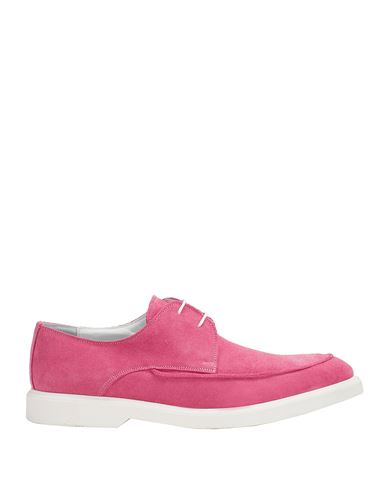 8 By Yoox Suede Derby Shoes Man Lace-up Shoes Magenta Size 13 Calfskin