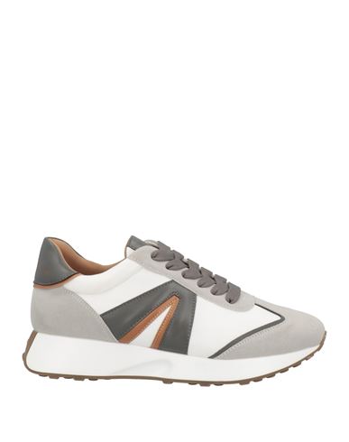 Alexander Smith Man Sneakers Light Grey Size 7 Soft Leather