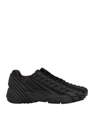 Diesel Man Sneakers Black Size 10 Textile Fibers, Rubber