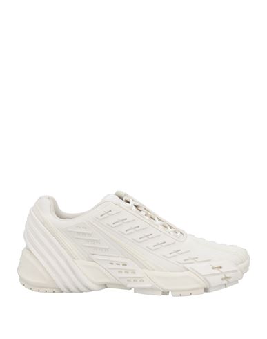 Diesel Man Sneakers Off White Size 10 Textile Fibers, Rubber
