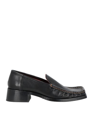 Lemaré Woman Loafers Black Size 9 Soft Leather