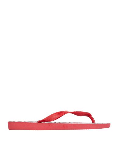 Havaianas Man Toe Strap Sandals Brick Red Size 13 Rubber