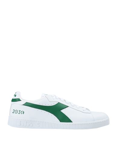Diadora Game L Low 2030 Man Sneakers White Size 8 Soft Leather