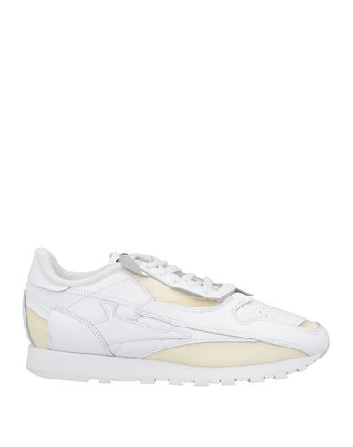 Maison Margiela X Reebok Man Sneakers White Size 12 Soft Leather
