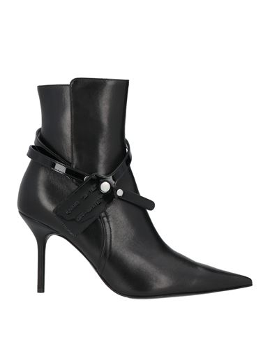 Shop Off-white Woman Ankle Boots Black Size 8 Soft Leather