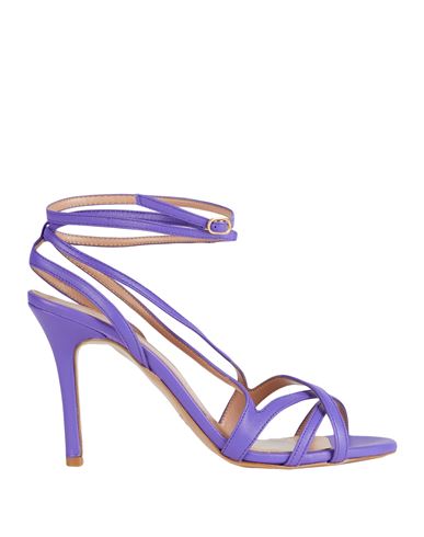 Bianca Di Woman Sandals Purple Size 11 Soft Leather