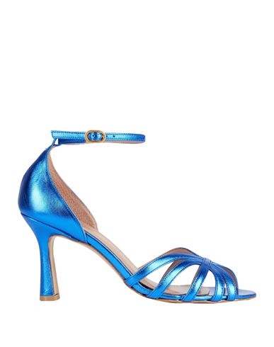 Bianca Di Woman Sandals Bright Blue Size 11 Soft Leather