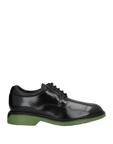 Hogan Man Lace-up Shoes Black Size 7.5 Soft Leather