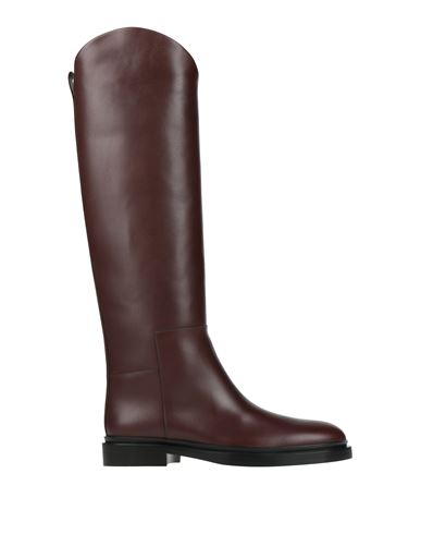 Jil Sander Woman Boot Plum Size 7 Leather