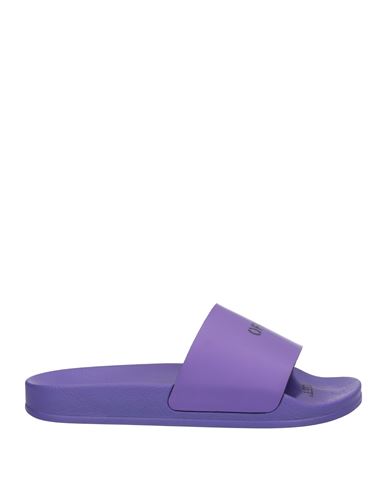 Off-white Woman Sandals Purple Size 7 Rubber