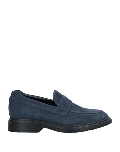 Hogan Man Loafers Navy Blue Size 9.5 Soft Leather
